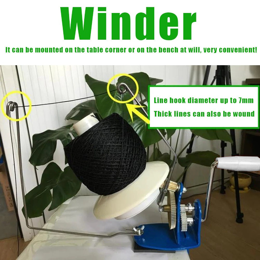 AnekaBenang - Wool Winder Alat Penggulung Benang - Golongan Benang Besar - Double Accelerated