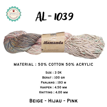 KATALOG - Benang Rajut Alamanda / Hand Dyed Yarn Cotton Yarn / Katun