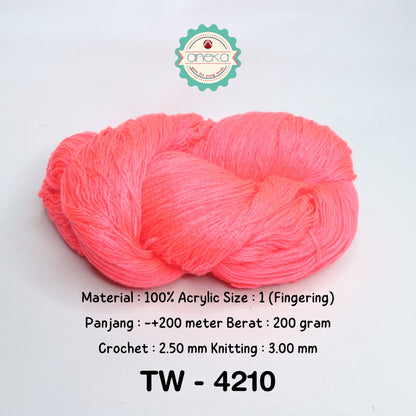 KATALOG - Benang Rajut Wool Aneka / Wol / Siet Yarn 200 gram (BENTUK HANK, TIDAK DIGULUNG) Part 1