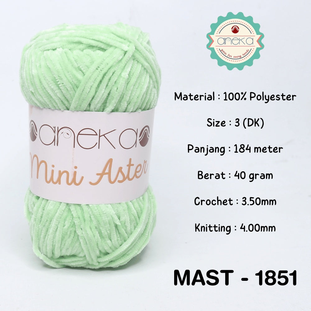 CATALOG - Mini Aster / Velvet / Bludru Yarn Knitting Yarn