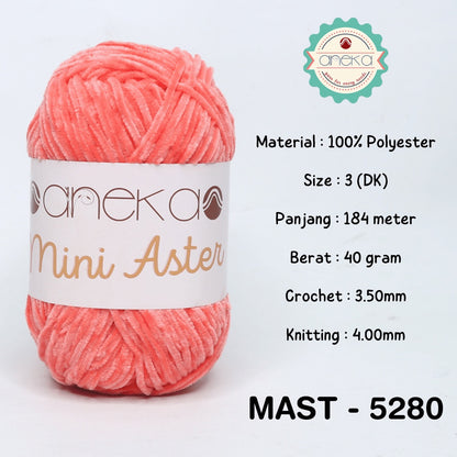 CATALOG - Mini Aster / Velvet / Bludru Yarn Knitting Yarn