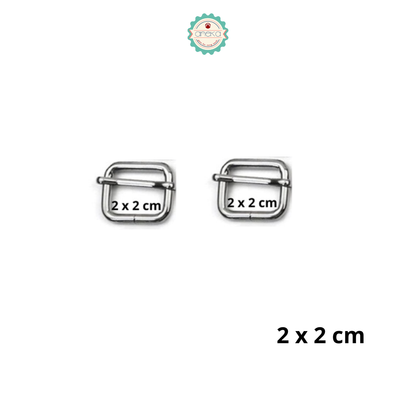 ANEKA - [2PCS] Rel Tas / Ring Jalan Kotak