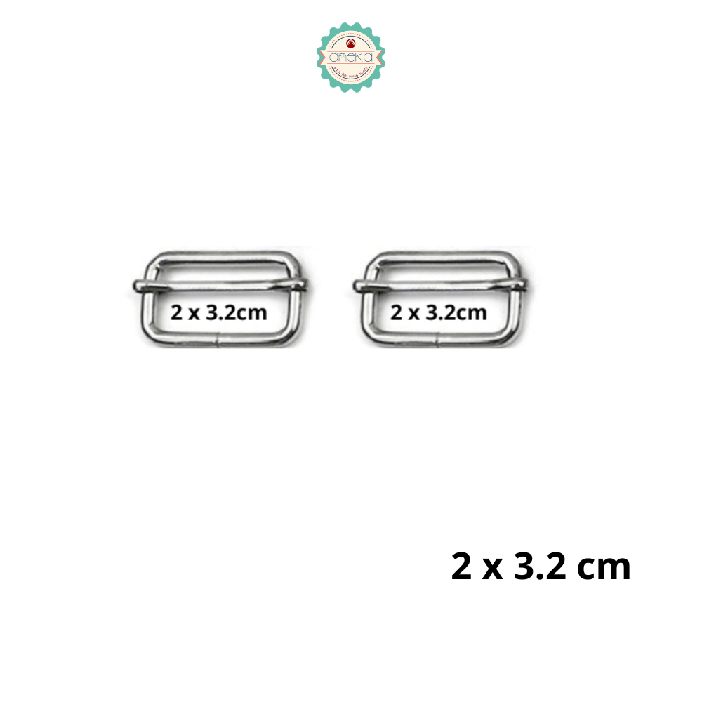 ANEKA - [2PCS] Rel Tas / Ring Jalan Kotak