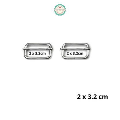 ANEKA - [2PCS] Rel Tas / Ring Jalan Kotak